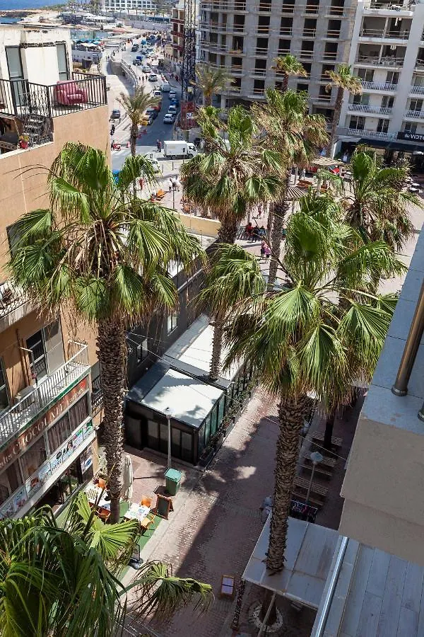 Spacious Designer Apt With Private Seaview Balcony By 360 Estates Buġibba Malta